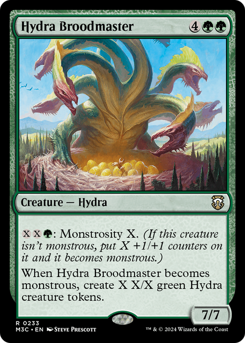 Hydra Broodmaster (Ripple Foil) [Modern Horizons 3 Commander] - Just $0.30! Shop now at Retro Gaming of Denver