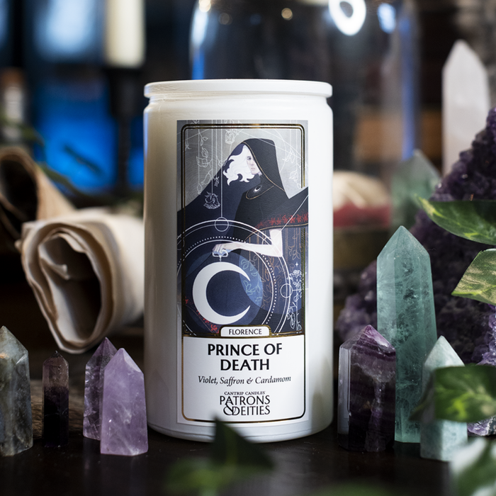 Cantrip Candles - Florence, Prince of Death 16 oz. - for just $41.99! 