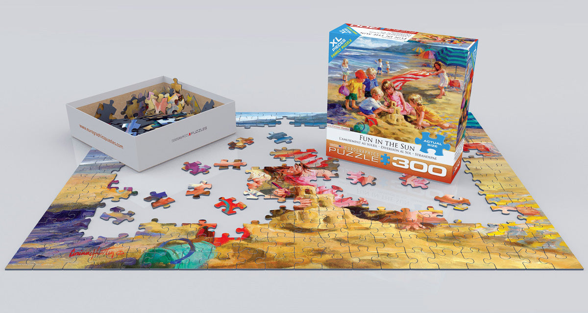 Puzzle: Family Oversize Puzzles - Fun in the Sun by Corinne Hartley - for just $16.99! 