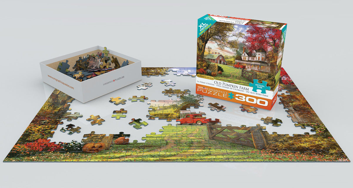 Puzzle: Family Oversize Puzzles - Old Pumpkin Farm by Dominic Davison - for just $16.99! 