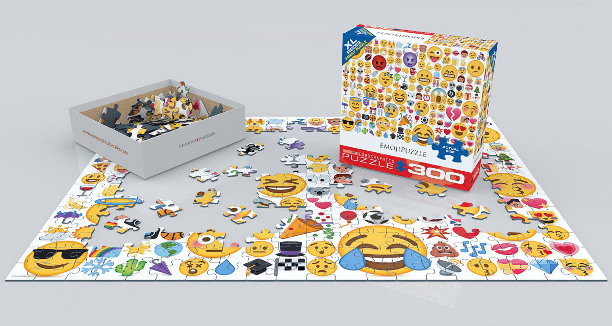Puzzle: Family Oversize Puzzles - Emojipuzzle What's Your Mood? - for just $16.99! 