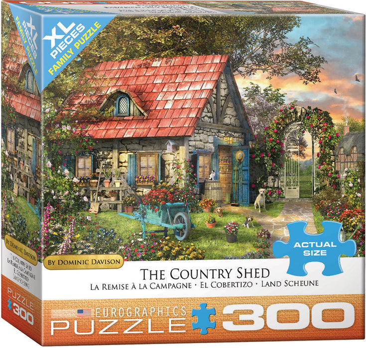 Puzzle: Family Oversize Puzzles - The Country Shed by Dominic Davison - for just $16.99! 