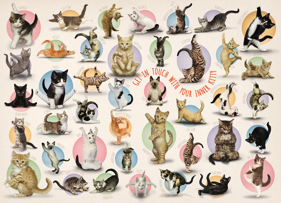 Puzzle: Yoga Dogs & Cats Collection - Yoga Kittens - for just $16.99! 