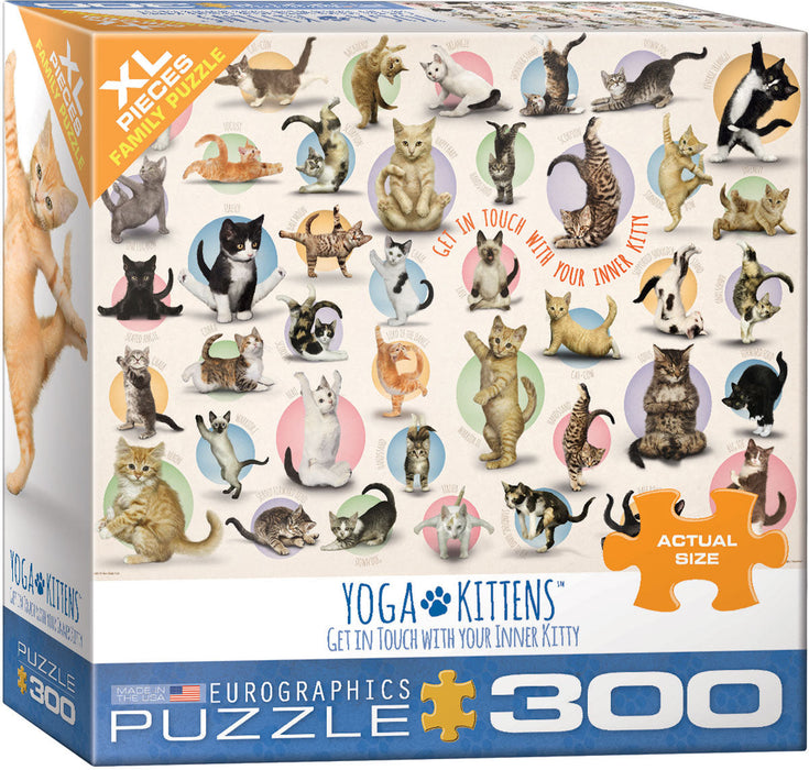 Puzzle: Yoga Dogs & Cats Collection - Yoga Kittens - for just $16.99! 