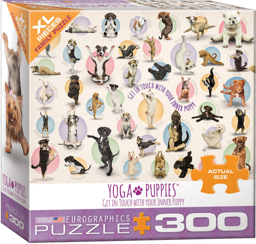 Puzzle: Yoga Dogs & Cats Collection - Yoga Puppies - for just $16.99! 