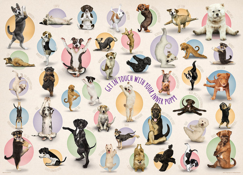 Puzzle: Yoga Dogs & Cats Collection - Yoga Puppies - for just $16.99! 