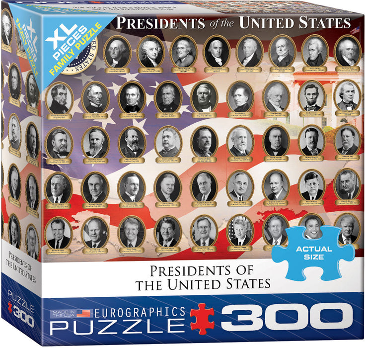 Puzzle: Family Oversize Puzzles - Presidents of the United States - for just $16.99! 