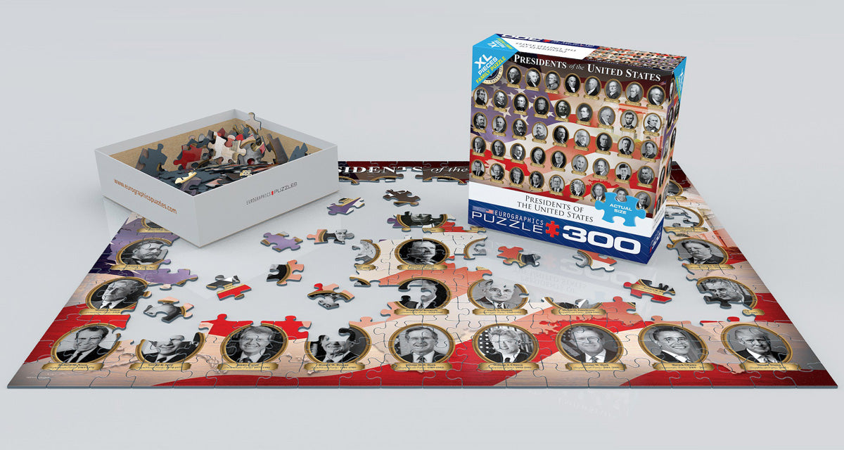 Puzzle: Family Oversize Puzzles - Presidents of the United States - for just $16.99! 