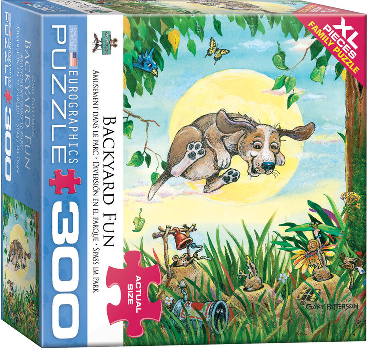 Puzzle: Family Oversize Puzzles - Backyard Fun Dog by Gary Paterson - for just $16.99! 