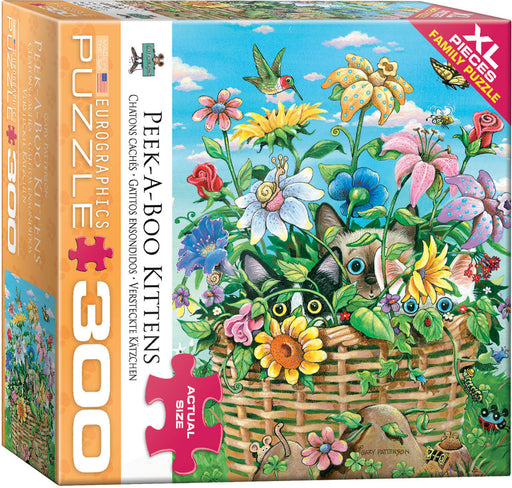 Puzzle: Family Oversize Puzzles - Peek-A-Boo Kittens - for just $16.99! 