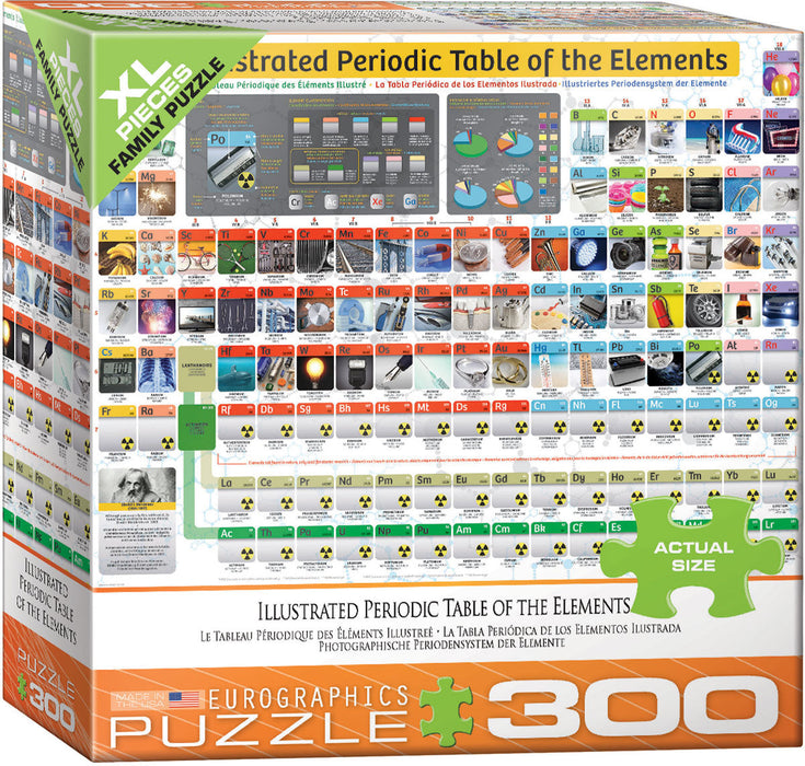 Puzzle: Family Oversize Puzzles - Illustrated Periodic Table of the Elements (photographic) - for just $16.99! 