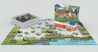 Puzzle: Family Oversize Puzzles - Farm by the Lake - for just $16.99! 