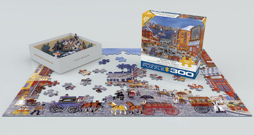 Puzzle: Family Oversize Puzzles - Market Days on Fulton Street - for just $16.99! 