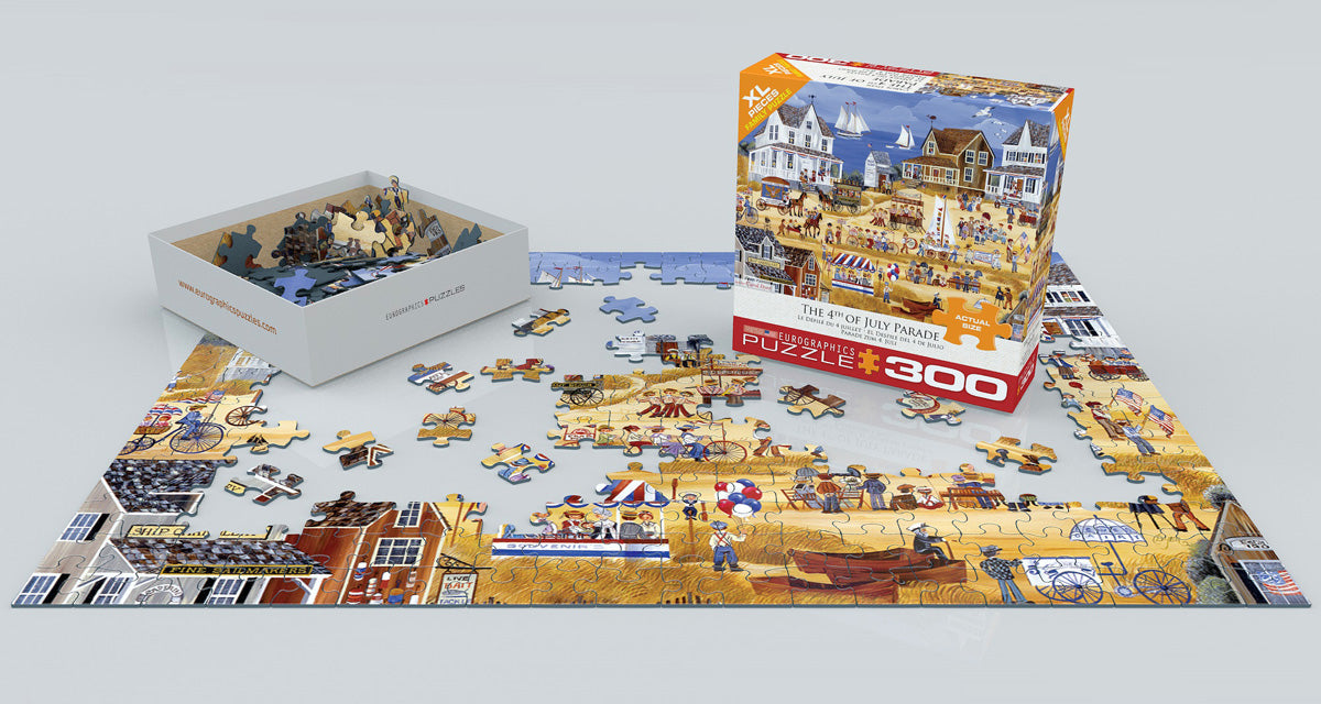 Puzzle: Family Oversize Puzzles - The 4th of July Parade - for just $16.99! 