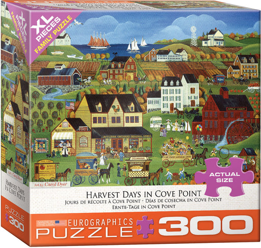Puzzle: Variety 300 Pieces - Harvest Days in Cove Point - for just $16.99! 