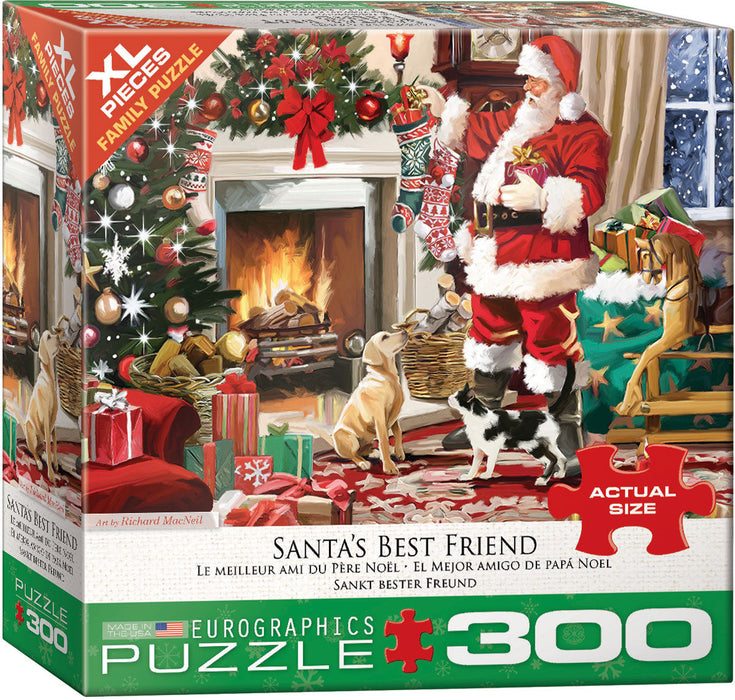 Puzzle: Variety 300 Pieces - Santa’s Best Friend - for just $16.99! 