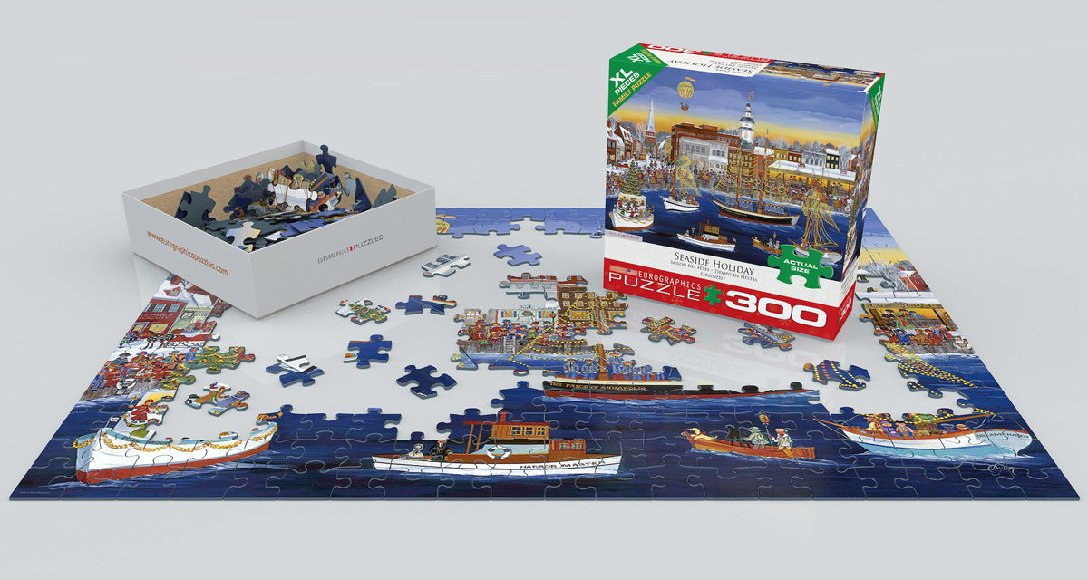 Puzzle: Variety 300 Pieces - Seaside Holiday - for just $16.99! 
