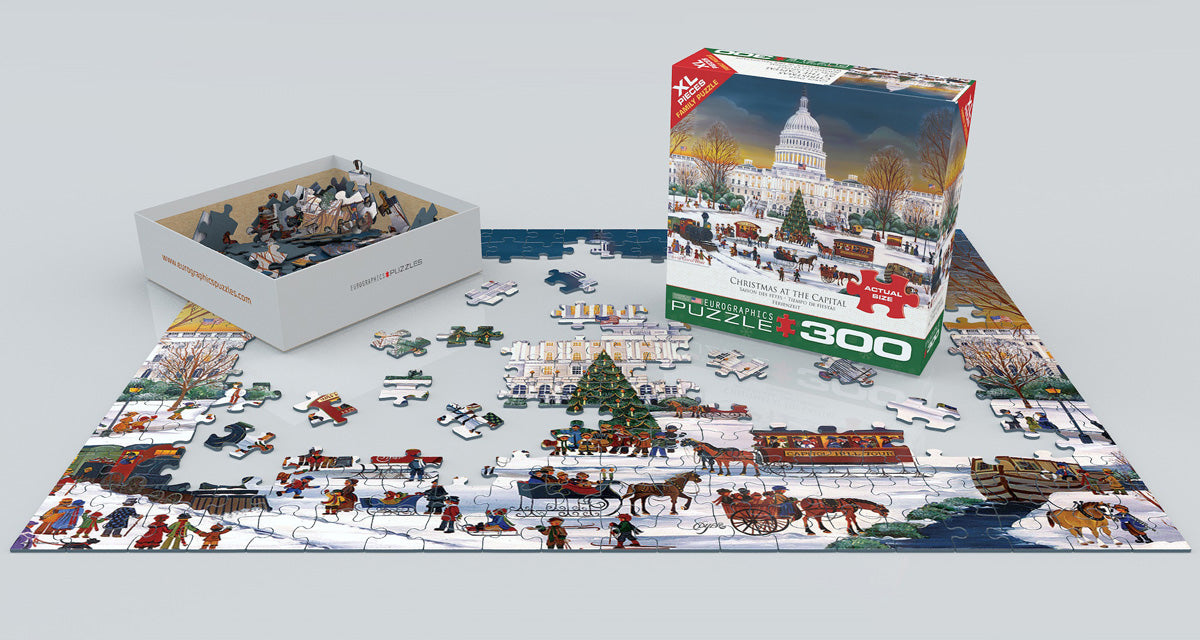 Puzzle: Variety 300 Pieces - Christmas at the Capitol - for just $16.99! 