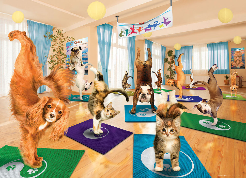 Puzzle: Yoga Dogs & Cats Collection - Yoga Studio - for just $16.99! 