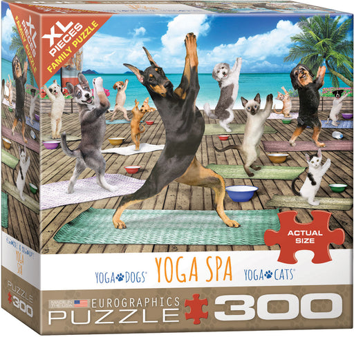 Puzzle: Yoga Dogs & Cats Collection - Yoga Spa - for just $16.99! 