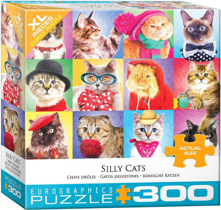 Family Oversize Puzzles - Silly Cats - for just $16.99! 