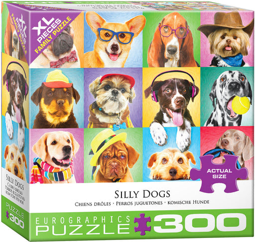 Family Oversize Puzzles - Silly Dogs - for just $16.99! 