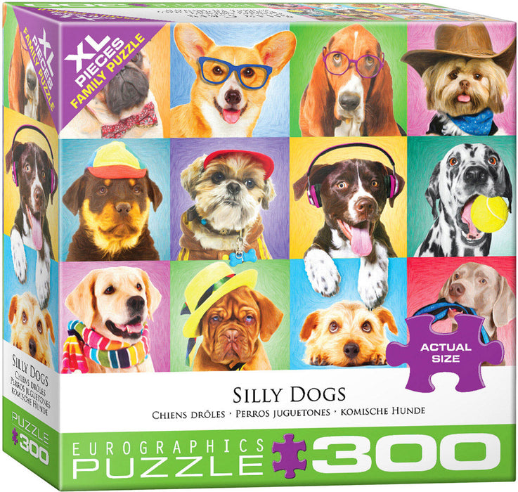 Family Oversize Puzzles - Silly Dogs - for just $16.99! 