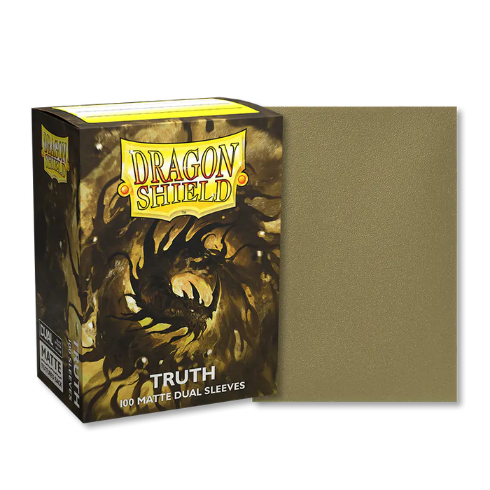 Dragon Shield: Standard 100ct Art Sleeves - Truth (Dual Matte) - Just $9.95! Shop now at Retro Gaming of Denver