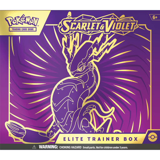 Pokemon Scarlet & Violet Elite Trainer Box - Miraidon Purple - Just $51.25! Shop now at Retro Gaming of Denver