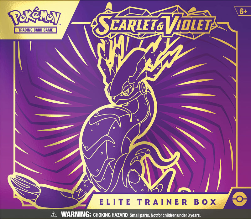 Pokemon Scarlet & Violet Elite Trainer Box - Miraidon Purple - Premium Novelties & Gifts - Just $51.25! Shop now at Retro Gaming of Denver