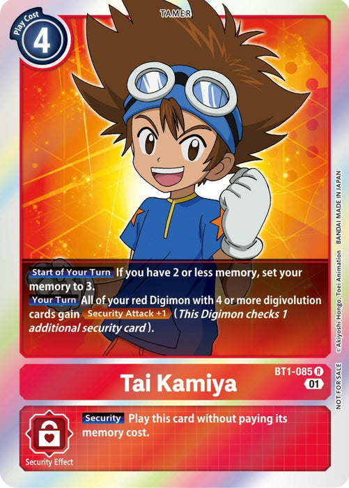 Tai Kamiya [BT1-085] (ST-11 Special Entry Pack) [Release Special Booster Promos] - Just $0.70! Shop now at Retro Gaming of Denver