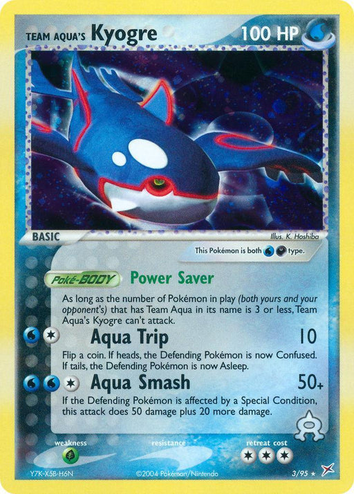 Team Aqua's Kyogre (3/95) (Theme Deck Exclusive) [EX: Team Magma vs Team Aqua] - for just $4.30! 