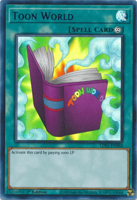Toon World (Blue) [LDS1-EN068] Ultra Rare - for just $0.40! 