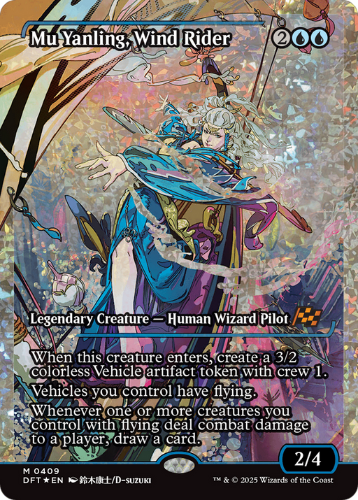 Mu Yanling, Wind Rider (DFT-409) - Aetherdrift: (Showcase) Foil - for just $12.85! 
