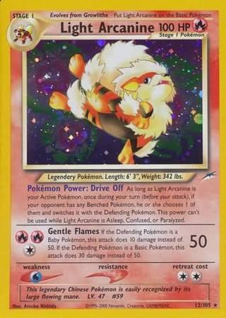 Light Arcanine (12/105) [Neo Destiny Unlimited] - for just $133.25! 