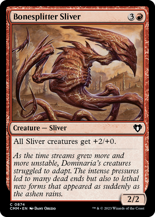 Bonesplitter Sliver (CMM-874) - Commander Masters - for just $0.07! 