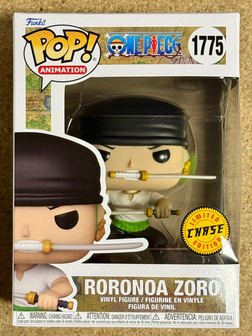 Funko Pop! Animation Chase Roronoa Zoro With Black Bandana #1775 One Piece 2024 - for just $35! 