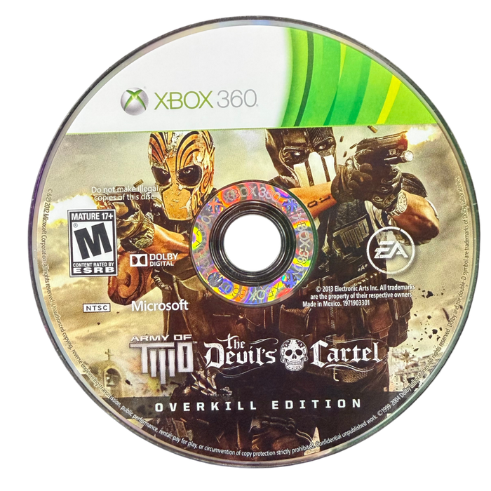 Army of Two: The Devil's Cartel [Overkill Edition] – Xbox 360 (X360) - for just $0! 