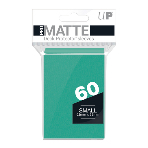 Ultra PRO: Small 60ct Sleeves - PRO-Matte (Aqua) - Just $0! Shop now at Retro Gaming of Denver