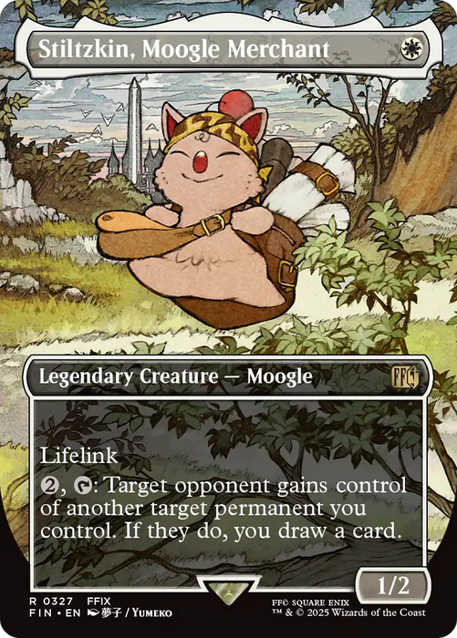 Stiltzkin, Moogle Merchant (Borderless) (FIN-327) - FINAL FANTASY (Borderless) Foil - for just $0.56! 