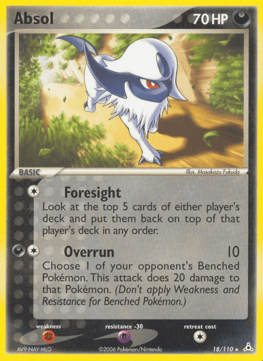 Absol (18/110) [EX: Holon Phantoms] - for just $1.85! 