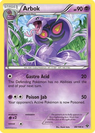 Arbok 048/146 - XY Base Set - for just $0.30! 