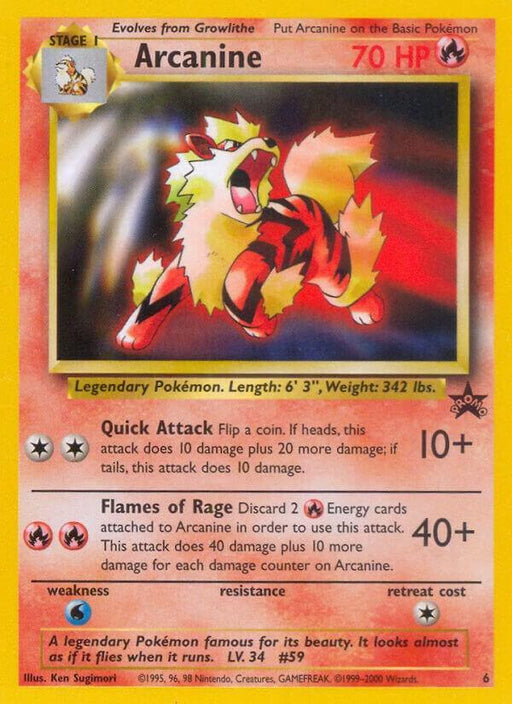 Arcanine (6) [Wizards of the Coast: Black Star Promos] - for just $11.65! 