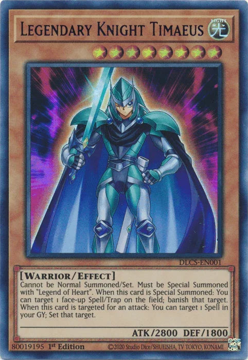 Legendary Knight Timaeus (Blue) [DLCS-EN001] Ultra Rare - for just $0.20! 