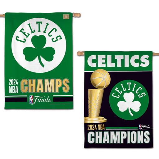 Boston Celtics 2024 NBA Champions 28" x 40" Flag - for just $34.99! 