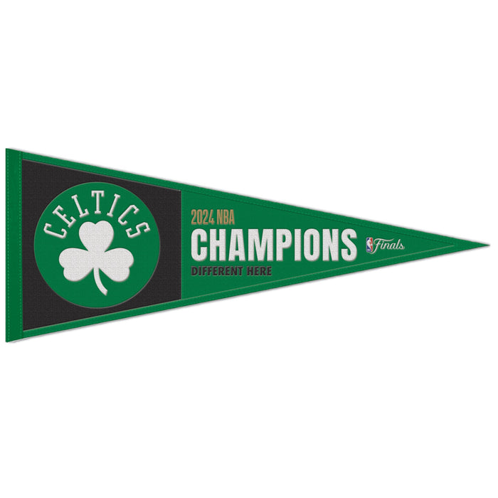 Boston Celtics 2024 NBA Champions 13" x 32" Premium Pennant - for just $34.99! 
