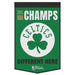 Boston Celtics 2024 NBA Champions 24" x 38" Wool Banner - for just $99.99! 