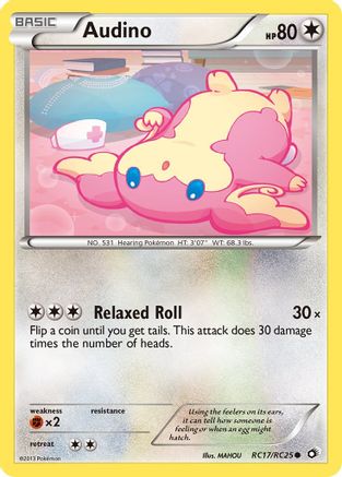 Audino RC17/RC25 - Legendary Treasures Radiant Collection Holofoil - for just $1.06! 