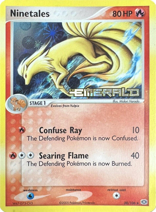 Ninetales (38/106) (Stamped) [EX: Emerald] - for just $41! 
