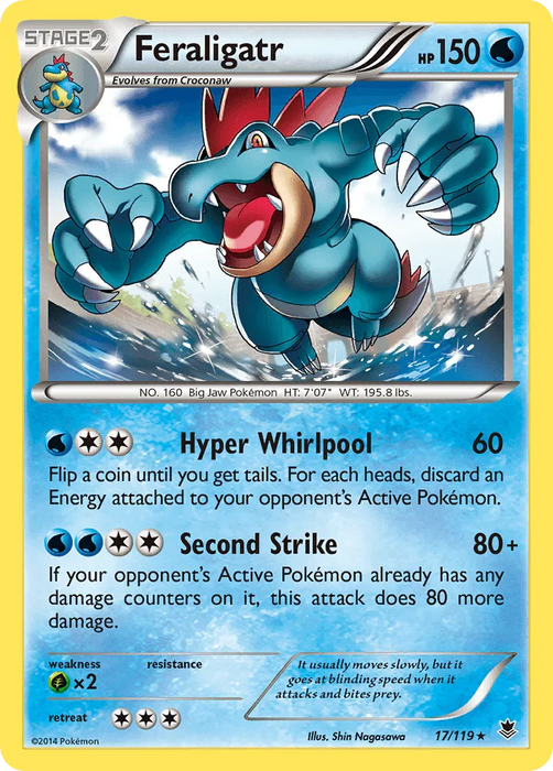 Feraligatr (17/119) [XY: Phantom Forces] - for just $0.95! 